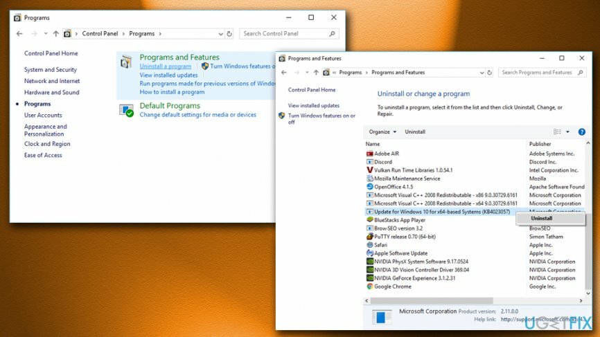 Bluetoothi ​​kiirklahvid katki – desinstallige Windowsi värskendused