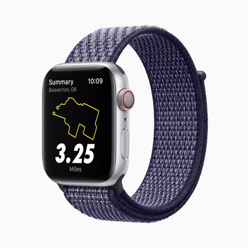 Ремешок для спортивной петли Apple Watch Nike - фото с Apple.com