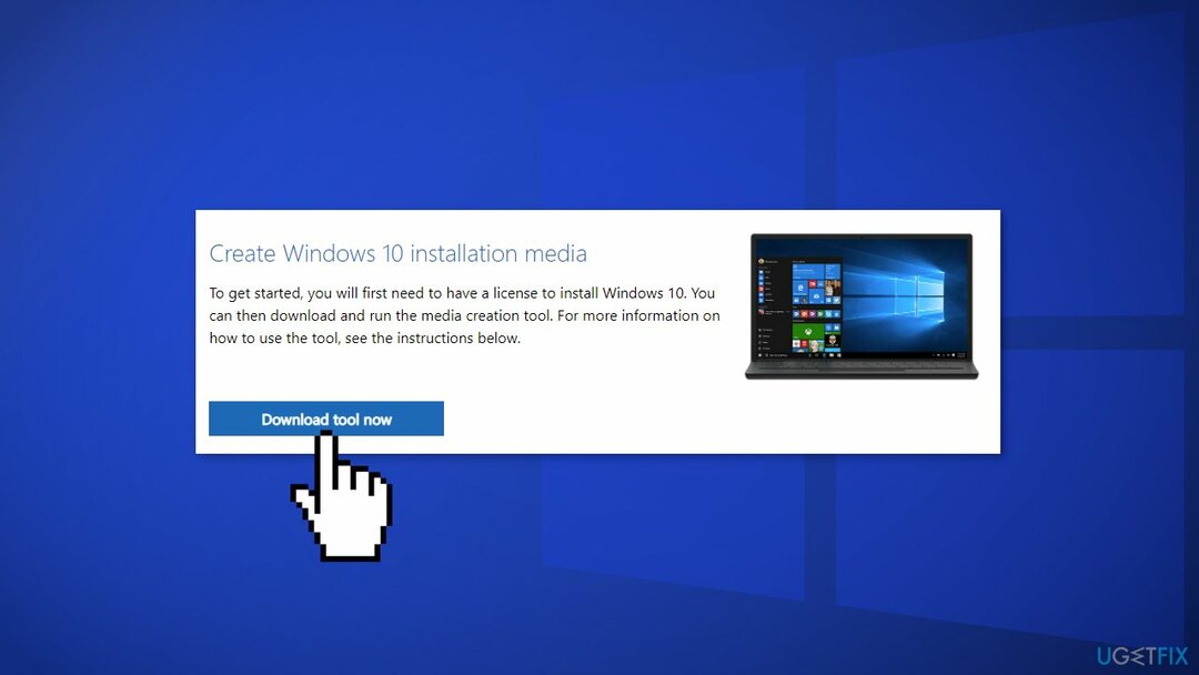 K aktualizaci systému Windows použijte nástroj Media Creation Tool