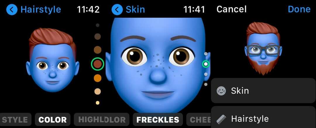 Memoji maken op Watch 2