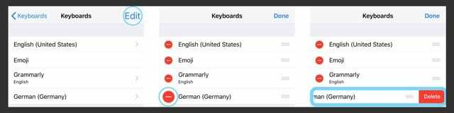 Πώς να διαγράψετε ένα διεθνές πληκτρολόγιο στο iPad iPhone iPod Touch