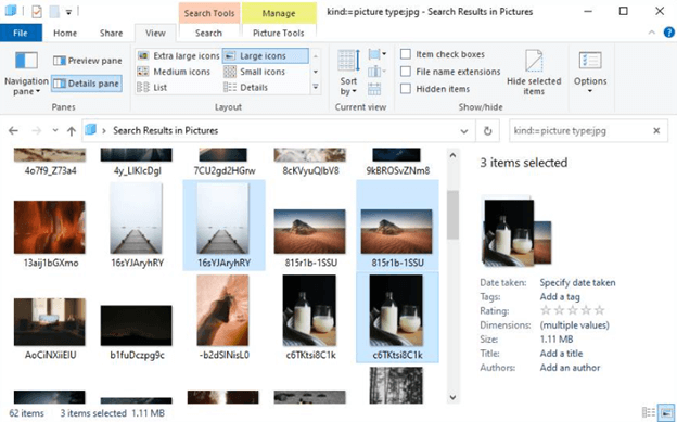 haga clic con el botón derecho en las fotografías duplicadas y elija Eliminar