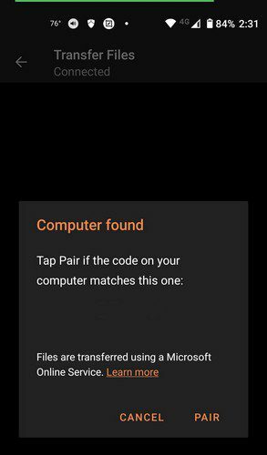 Код передачи Microsoft Office