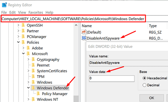 deaktivierenantispyware-windows-security
