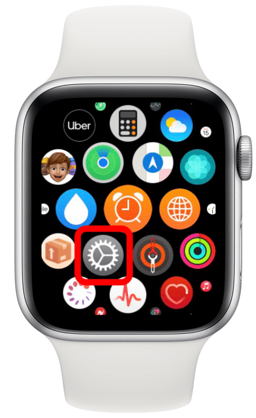 Otvorte Nastavenia na hodinkách Apple Watch