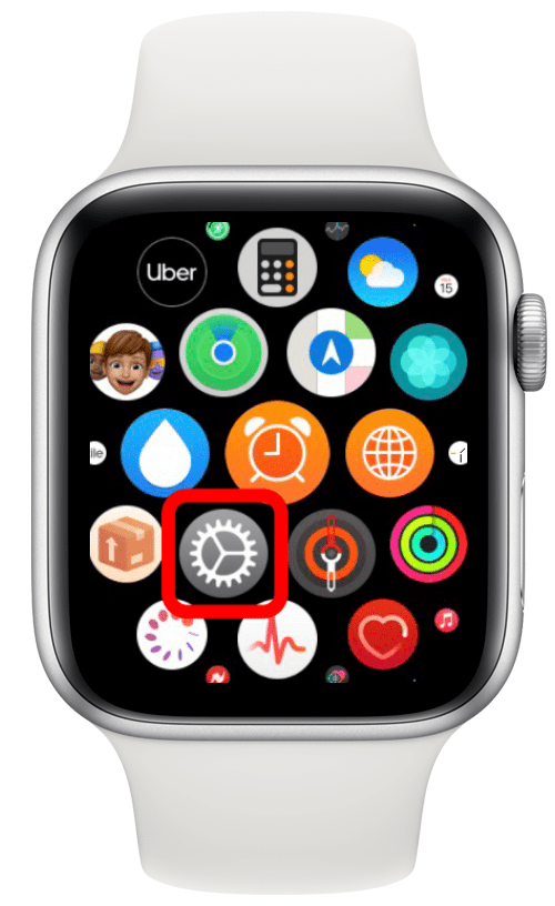 Откройте настройки на Apple Watch