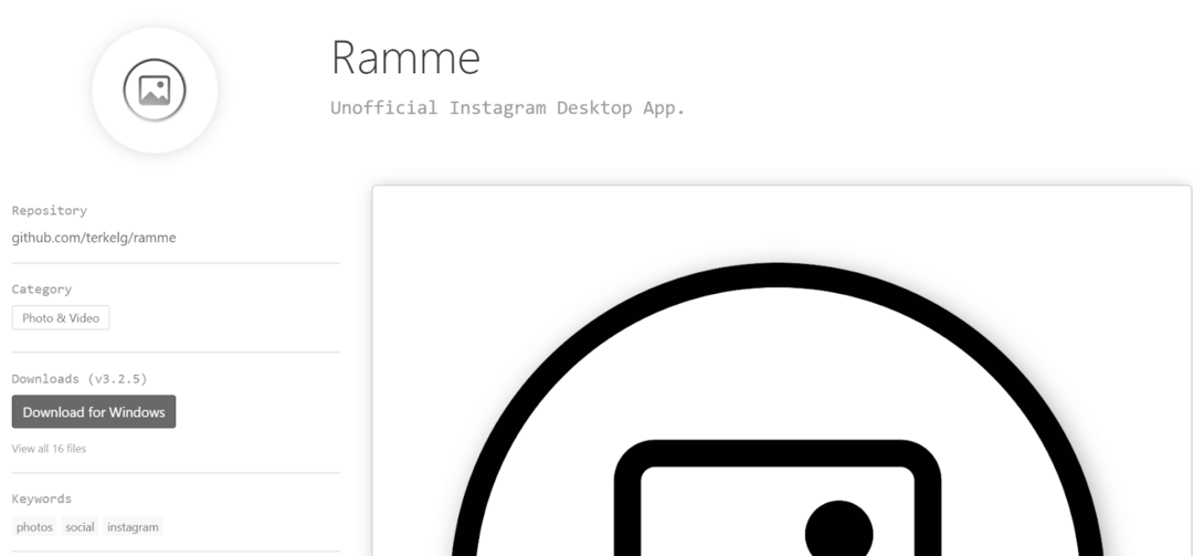 Ramme - Alternatif Gramblr