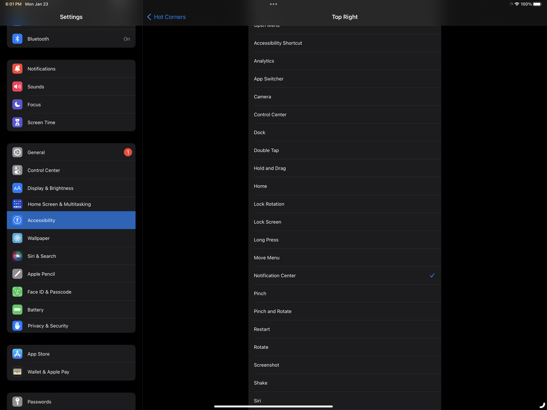 Comment utiliser Hot Corners sur iPad - 3