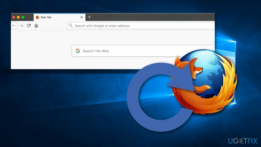Solucione el error " Nuestros sistemas han detectado tráfico inusual de su red informática" restableciendo Mozilla Firefox