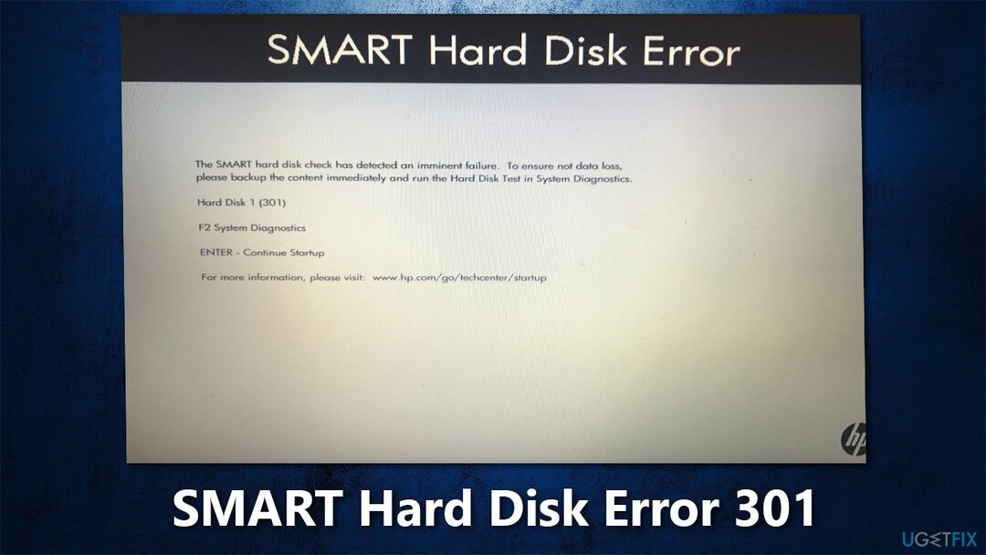 Hogyan lehet kijavítani a 301-es SMART merevlemez-hibát a Windows rendszerben?