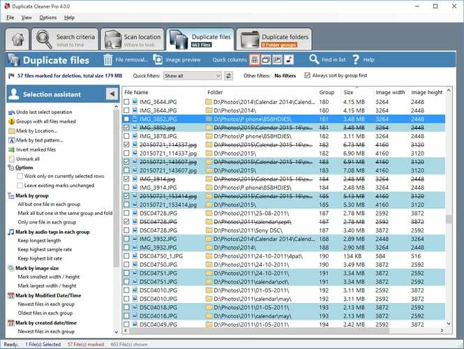 Löschen oder verschieben Sie doppelte Dateien in einen neuen Ordner mit Duplicate Cleaner Pro