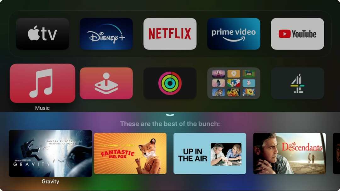 Siri แสดงภาพยนตร์ George Clooney ที่ดีที่สุดบน Apple TV