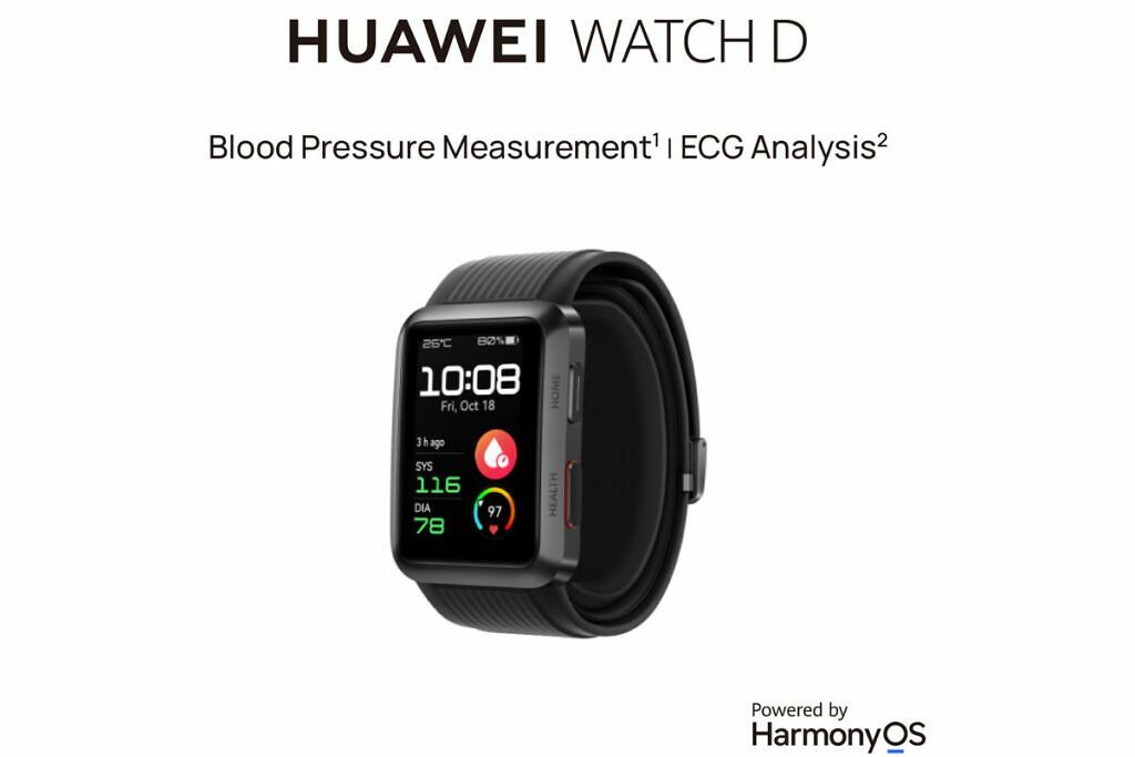 huawei horloge D in het zwart 