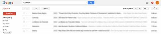 iOS Mail lietotne parāda nelasītus e-pasta ziņojumus, ja tādu nav