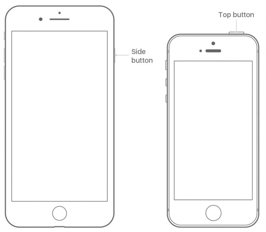 как да рестартирате iphone 8 и по-стари версии