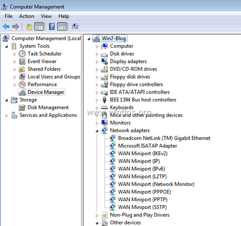 teredo-tunneling-mancante-device-manager