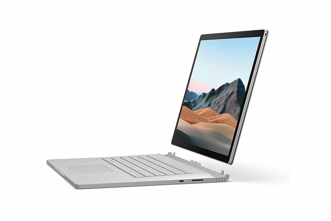 Equipado com processadores Intel de 10ª geração de última geração e gráficos NVIDIA dedicados, o Surface Book 3 pode lidar com a maioria dos jogos modernos em taxas de quadros jogáveis, bem como cargas de trabalho criativas. Você pode remover a tela do teclado e usá-la como um tablet, e tem o mesmo design premium pelo qual a família Surface é conhecida.