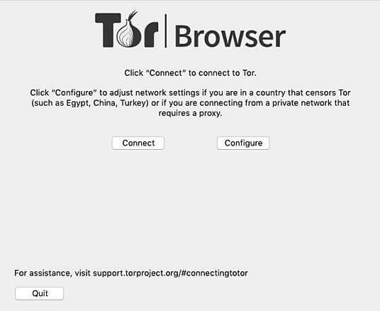 בטל חסימה של אתרים דרך Tor