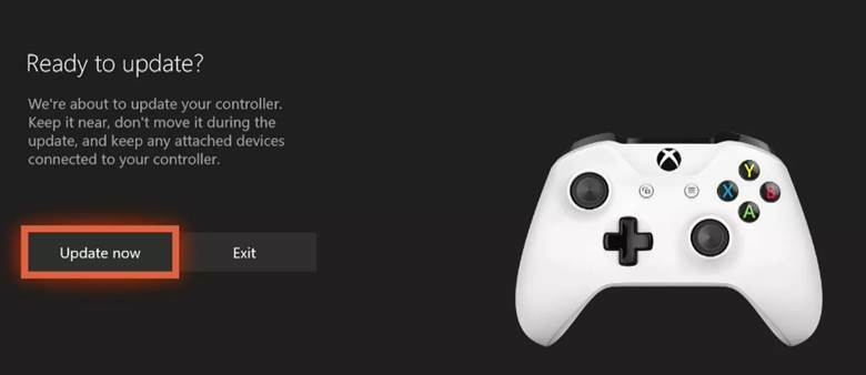 uppdatera Xbox-kontrollern
