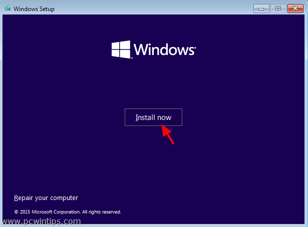 Installazione di Windows 10-2