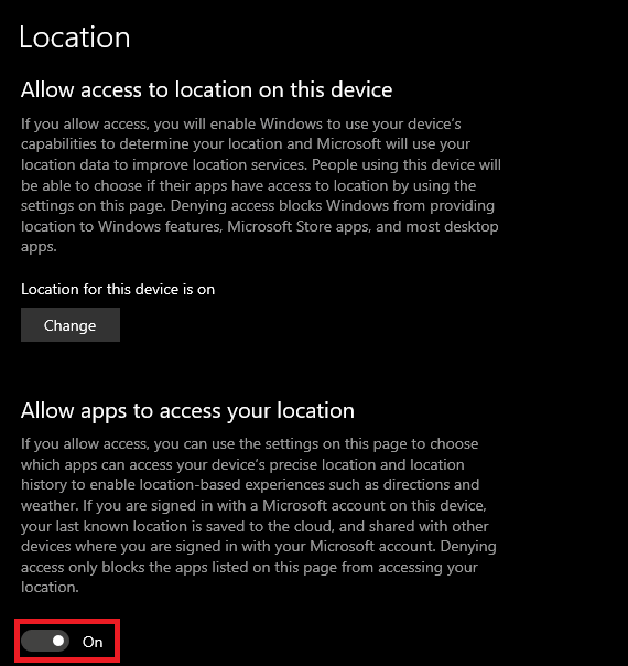 Apps toegang geven tot je locatie