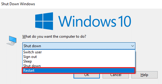 Выключите компьютер с Windows