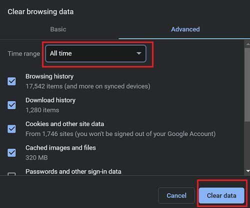 Chrome-borrar-datos-de-navegación