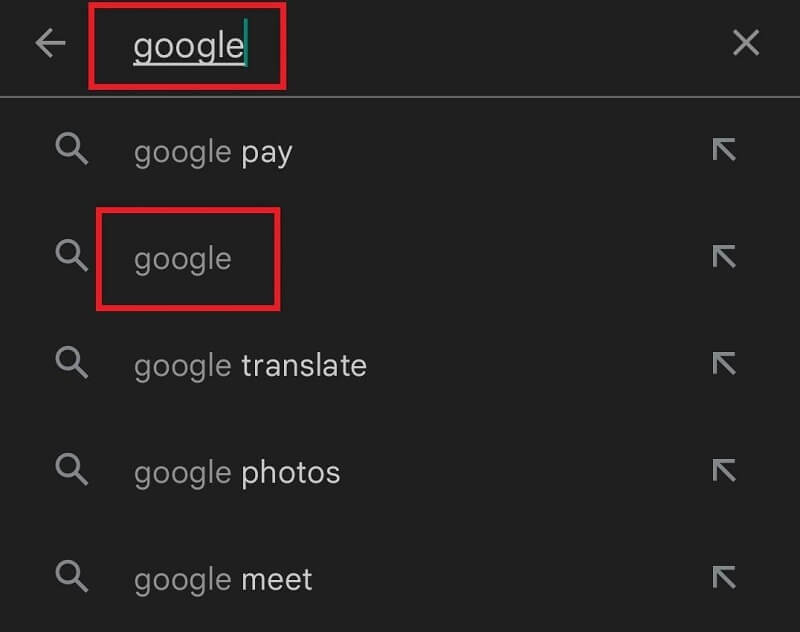 Meklējiet Google