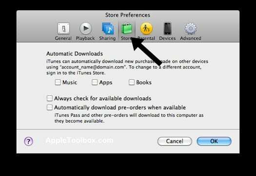 Automatische iTunes-Downloads