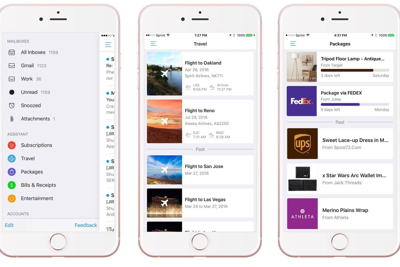 Najlepšie poštové aplikácie tretích strán na iOS 10