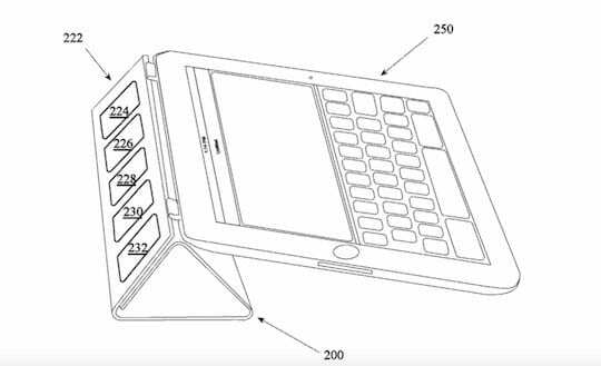 Apple iPad -kuori joustavalla näytöllä