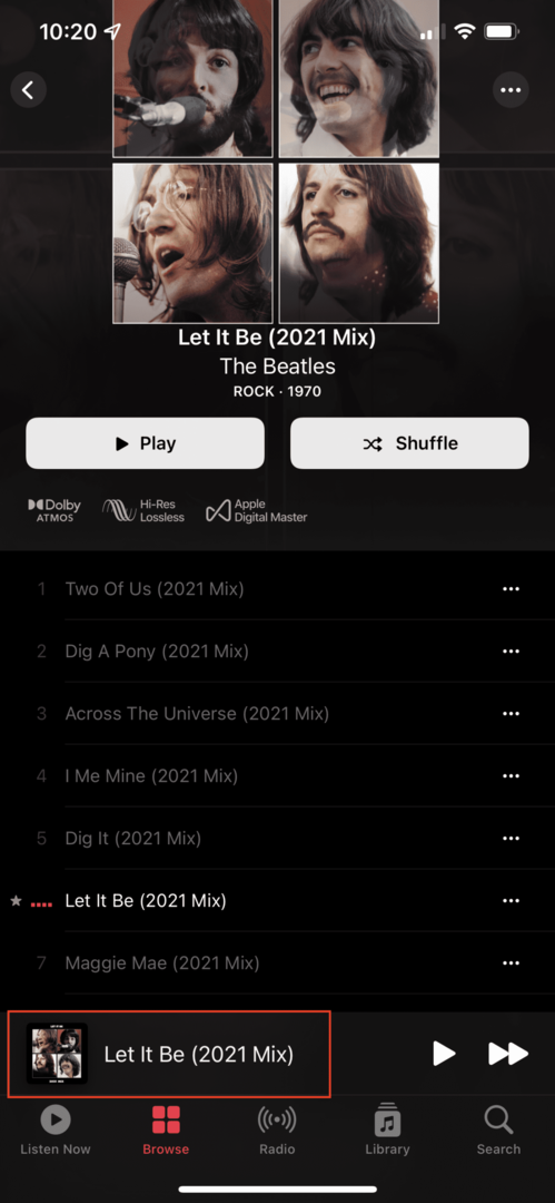 Cum să AirPlay de pe iPhone pe Mac folosind Apple Music 1