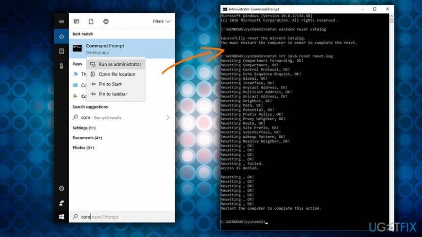 รีเซ็ต IPv6