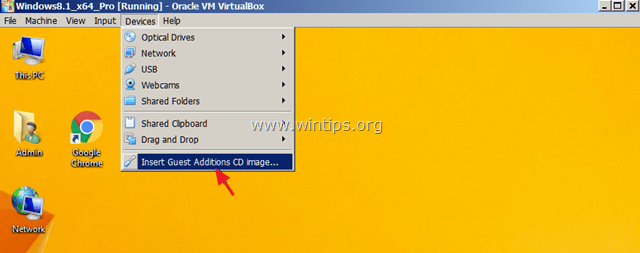 accesați usb virtualbox guest