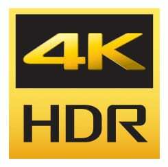 4K HDR logosu