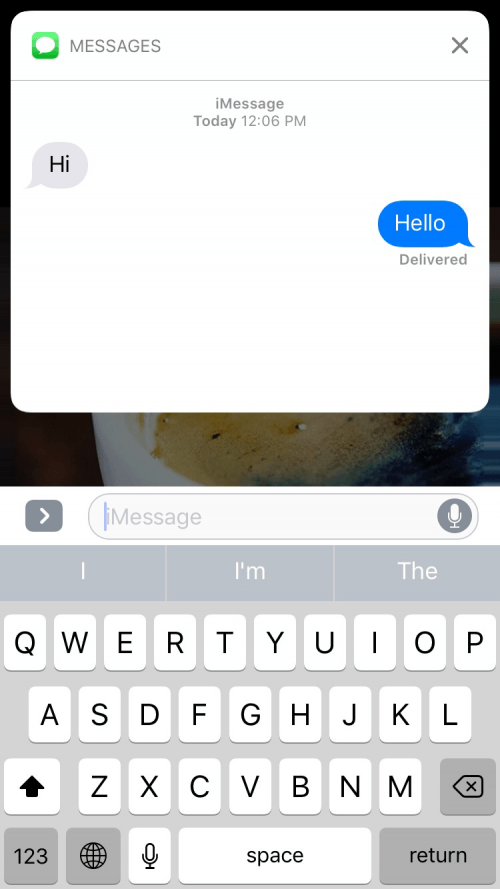 Sådan reagerer du på meddelelser i iOS 10 