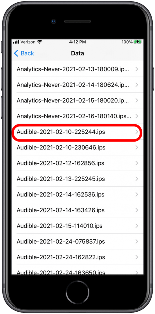 Absturzanalyse