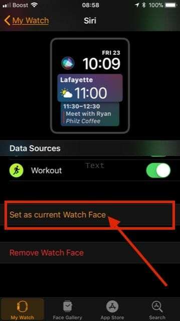 „Siri Face“ pridėjimas ir pritaikymas „Apple Watch“.