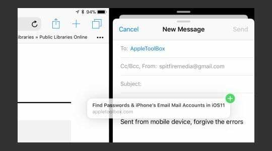 Slipp og dra i iPad og iPhone med iOS 11, veiledning