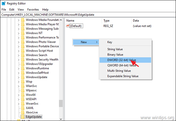 ป้องกันการอัปเดต Edge เป็นเวอร์ชัน Chromium