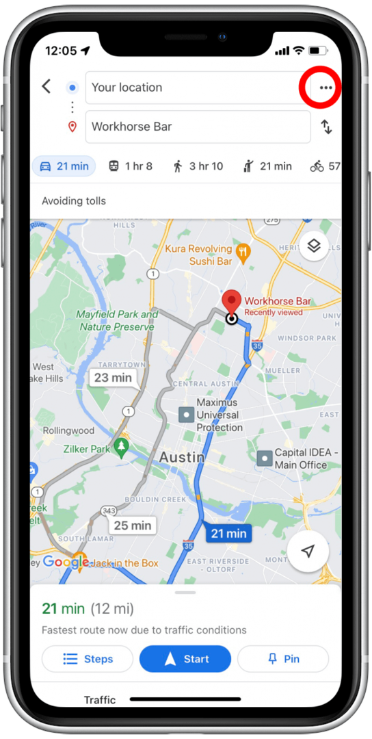 Карты Google избегают дорожных сборов
