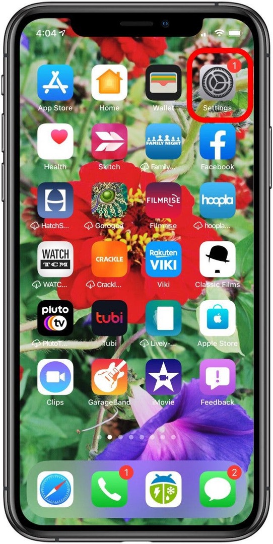 iphone ayarları uygulaması