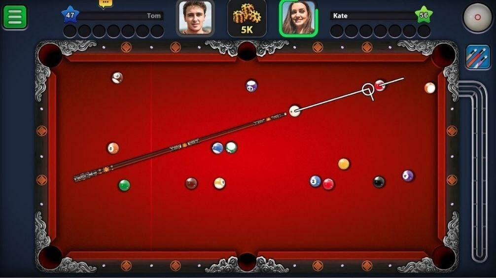 8 Ball Pool — labākā Android vairāku spēlētāju spēle