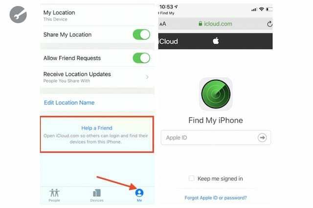 Sledujte stratené zariadenie Apple pomocou Pomôžte svojmu priateľovi 