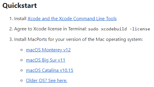 Отримайте MacPorts для свого Mac