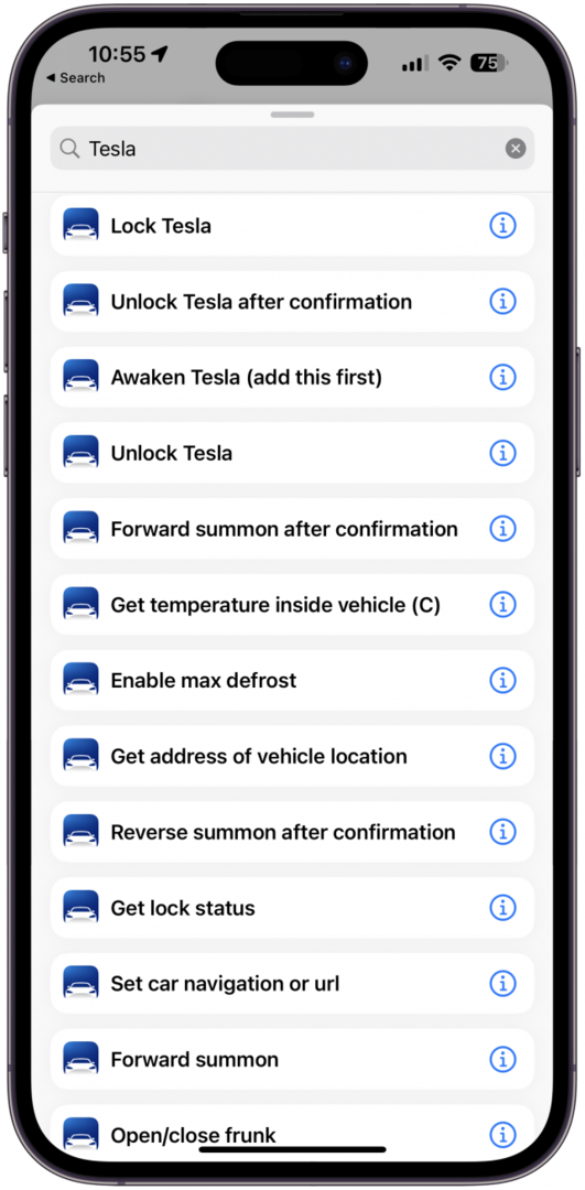 Meilleure application Tesla pour les utilisateurs d'applications de raccourcis pour des automatisations faciles