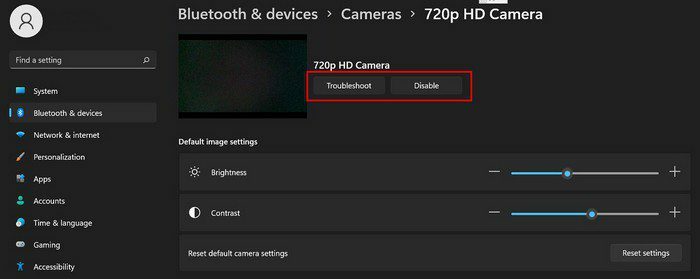 Deaktiver webcam Windows 11