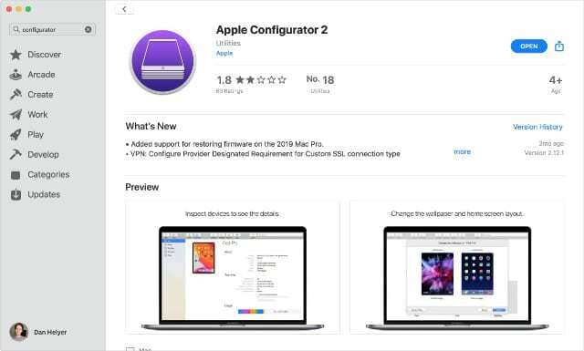 Apple Configurator 2 v Mac App Store
