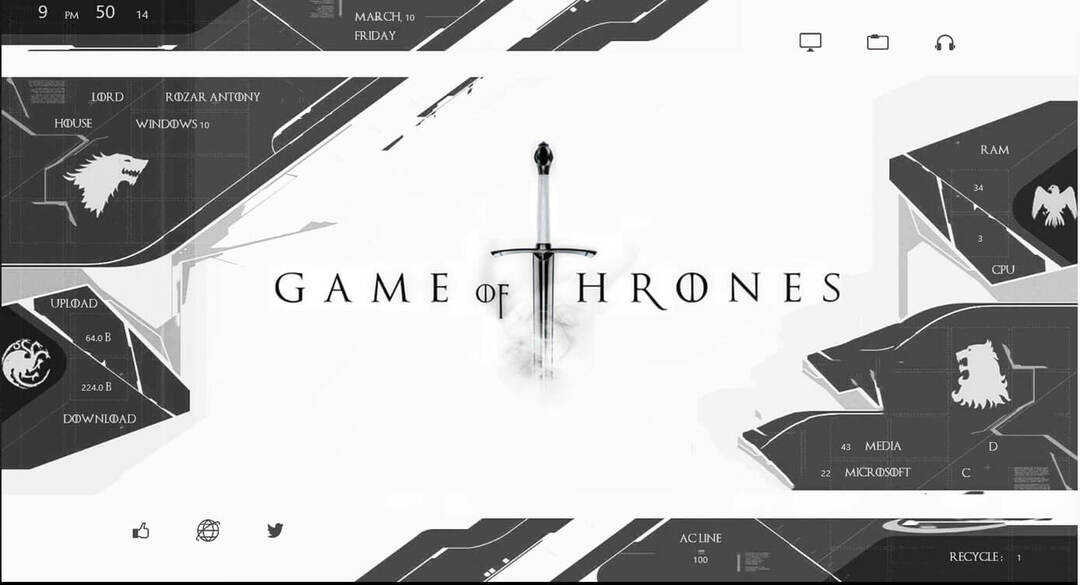 Game of Thrones hud