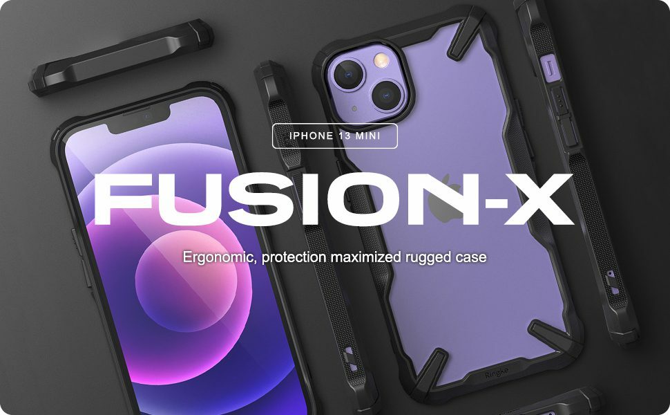 Labākie iPhone 13 mini futrāļi Ringeke Fusion-X